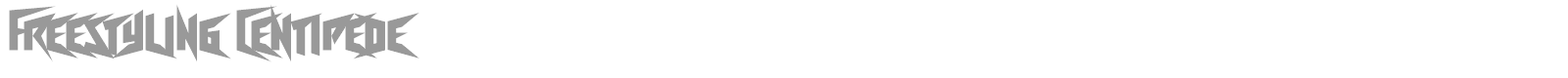 Freestyling Centipede font preview
